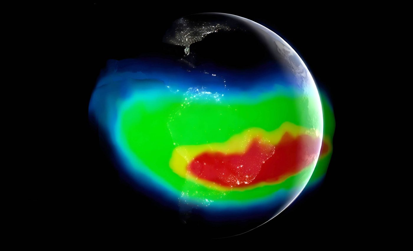 Earth’s magnetic field has a dent, and NASA is watching closely