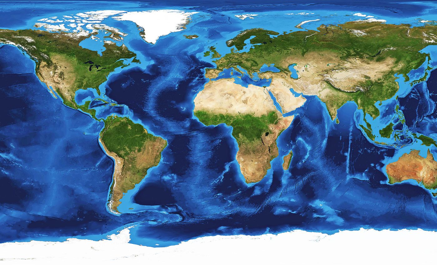 Earth only has six continents, not seven, according to a recent study