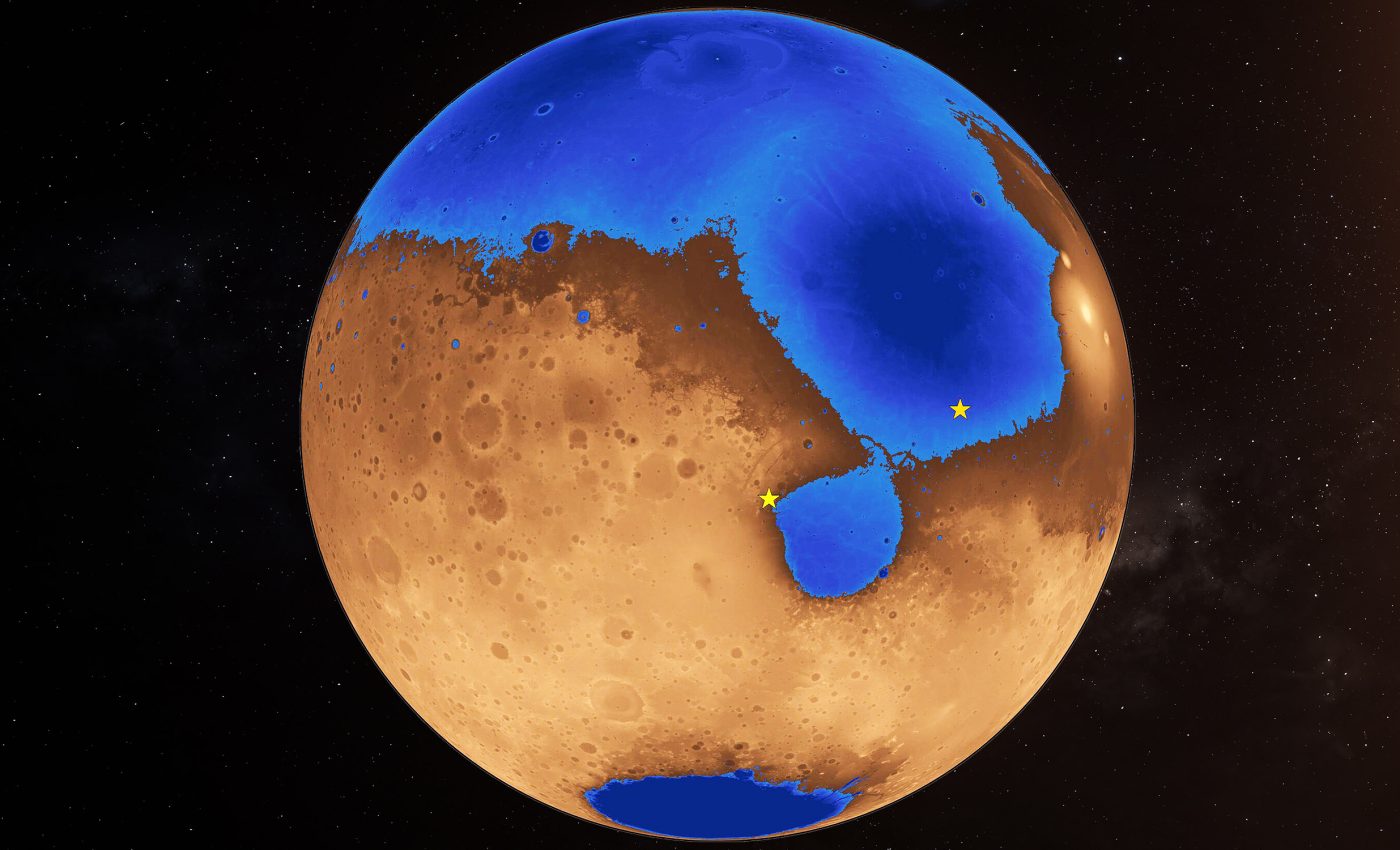 Mars once had 'vacation-style' beaches and shorelines similar to Earth