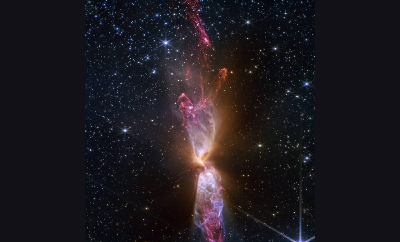 Webb reveals the fiery birth of twin stars in stunning detail