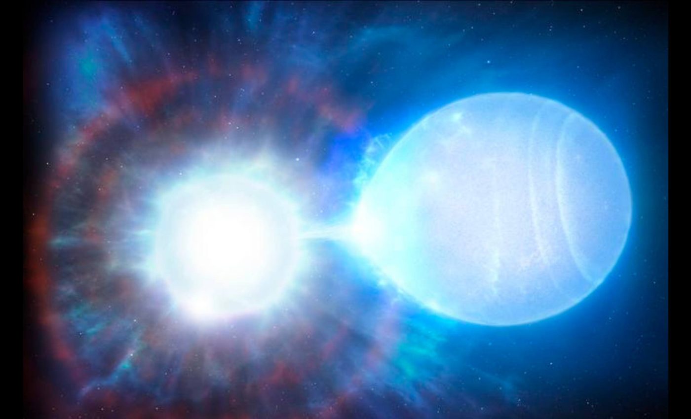 White dwarf pair is spiraling toward a spectacular explosion