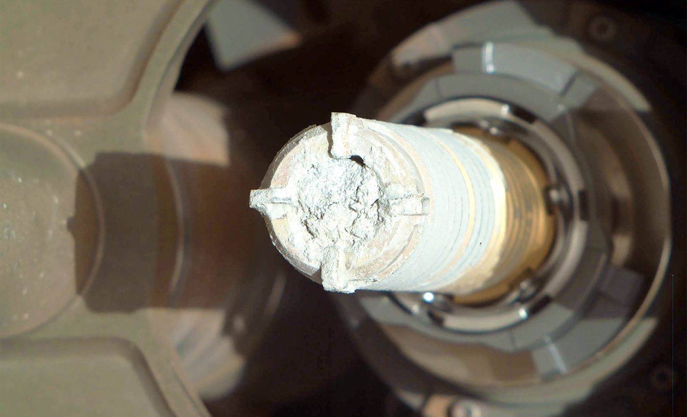 Perseverance rover drills into a Mars rock "treasure trove"