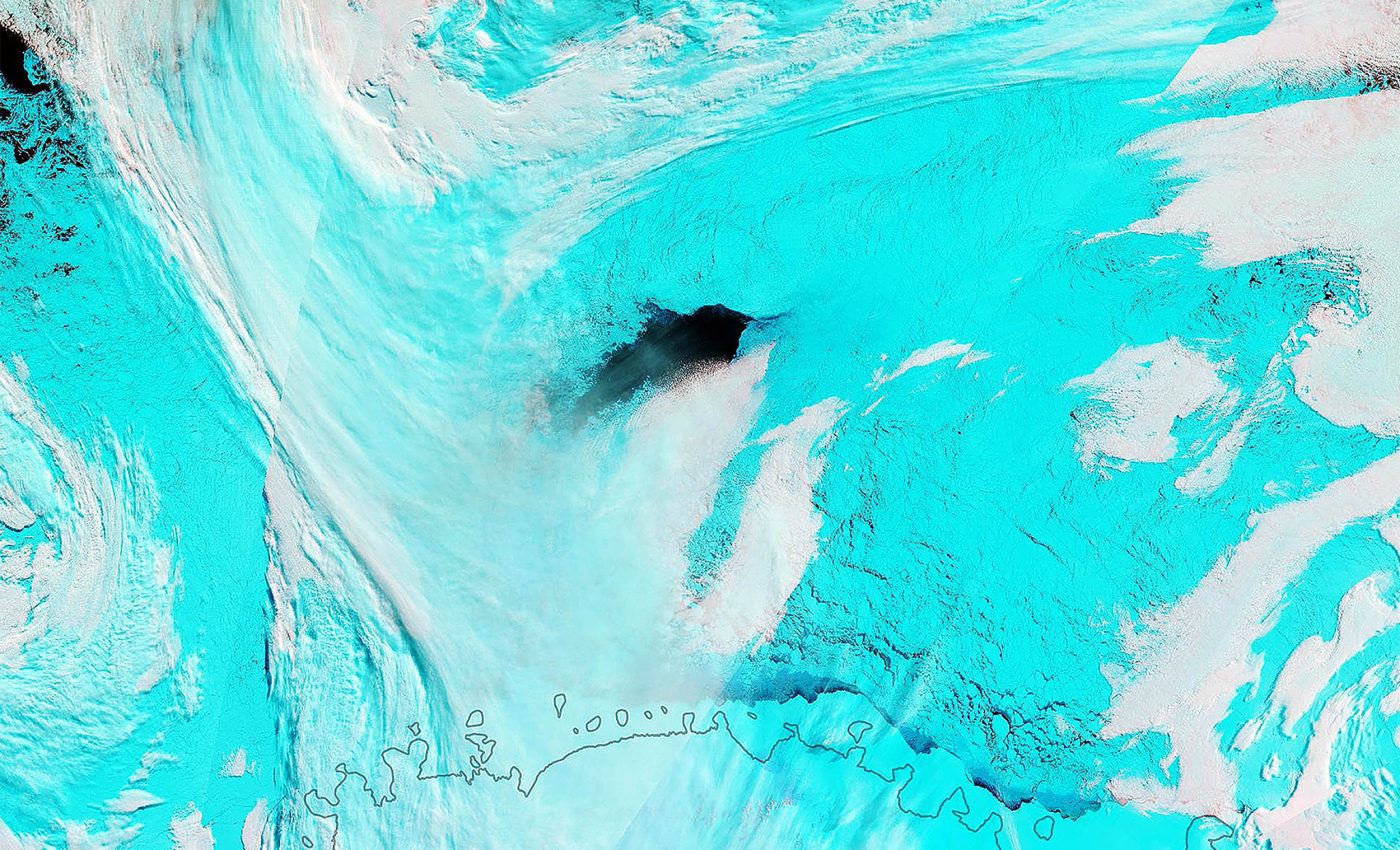 Enormous hole the size of Switzerland appeared in the Antarctica sea ice, now we know why