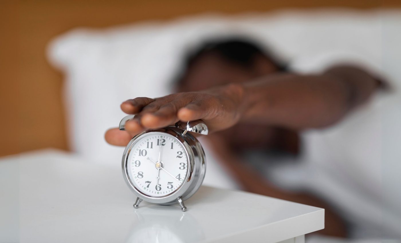 Hitting the snooze button is a bad idea for maintaining good health