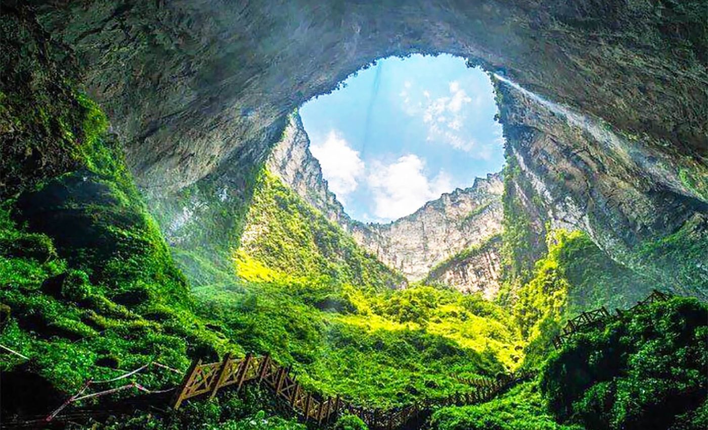 World’s largest sinkhole showcases the power and beauty of nature