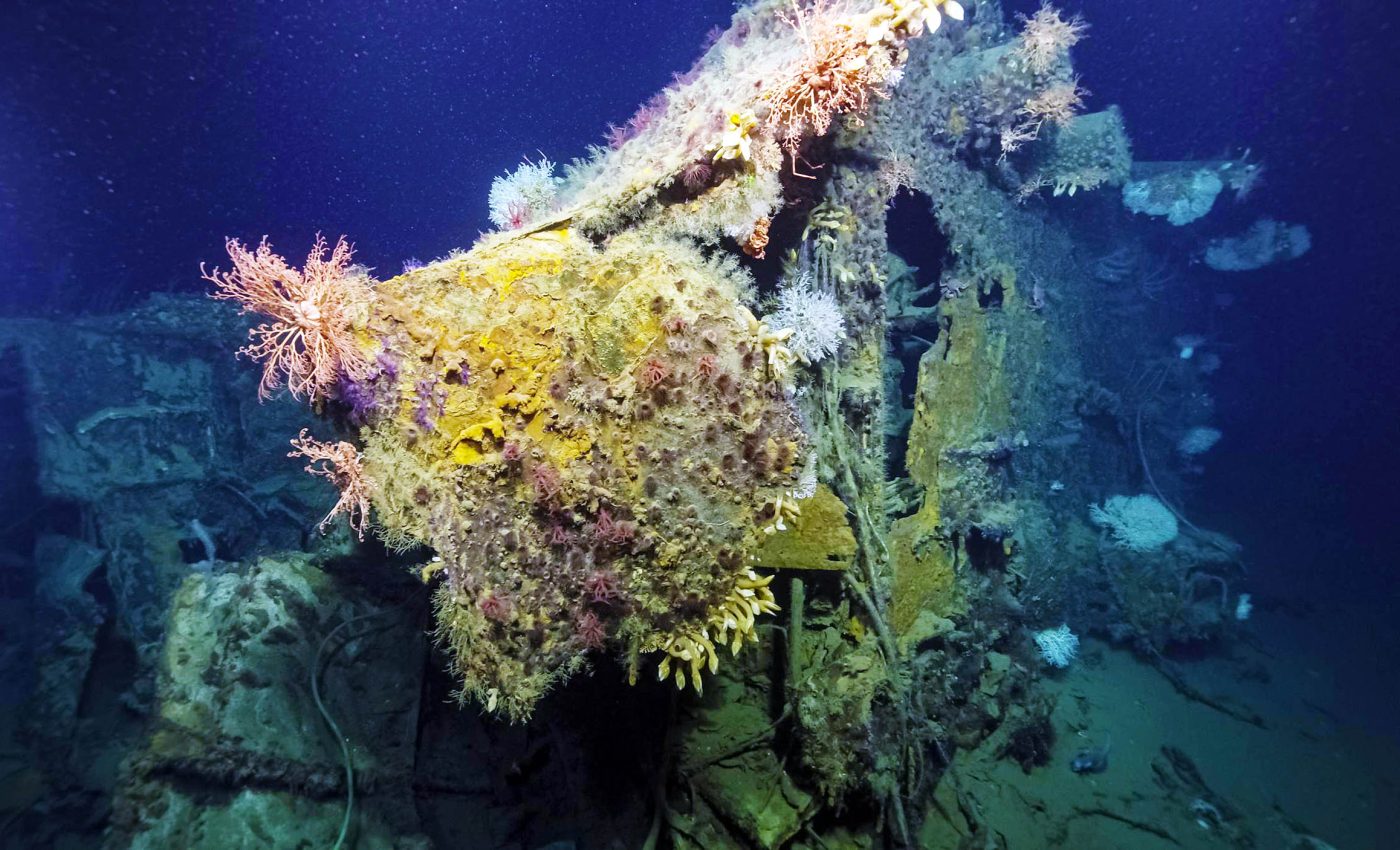 USS New Orleans bow found 83 years after it was sunk by a torpedo in World War II