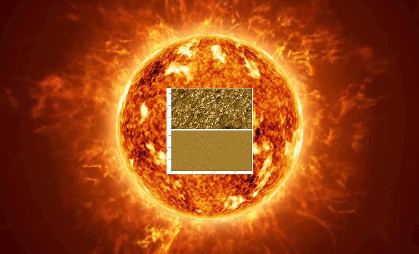 Sharpest-ever images of the Sun's surface reveal stripes that resemble silk threads