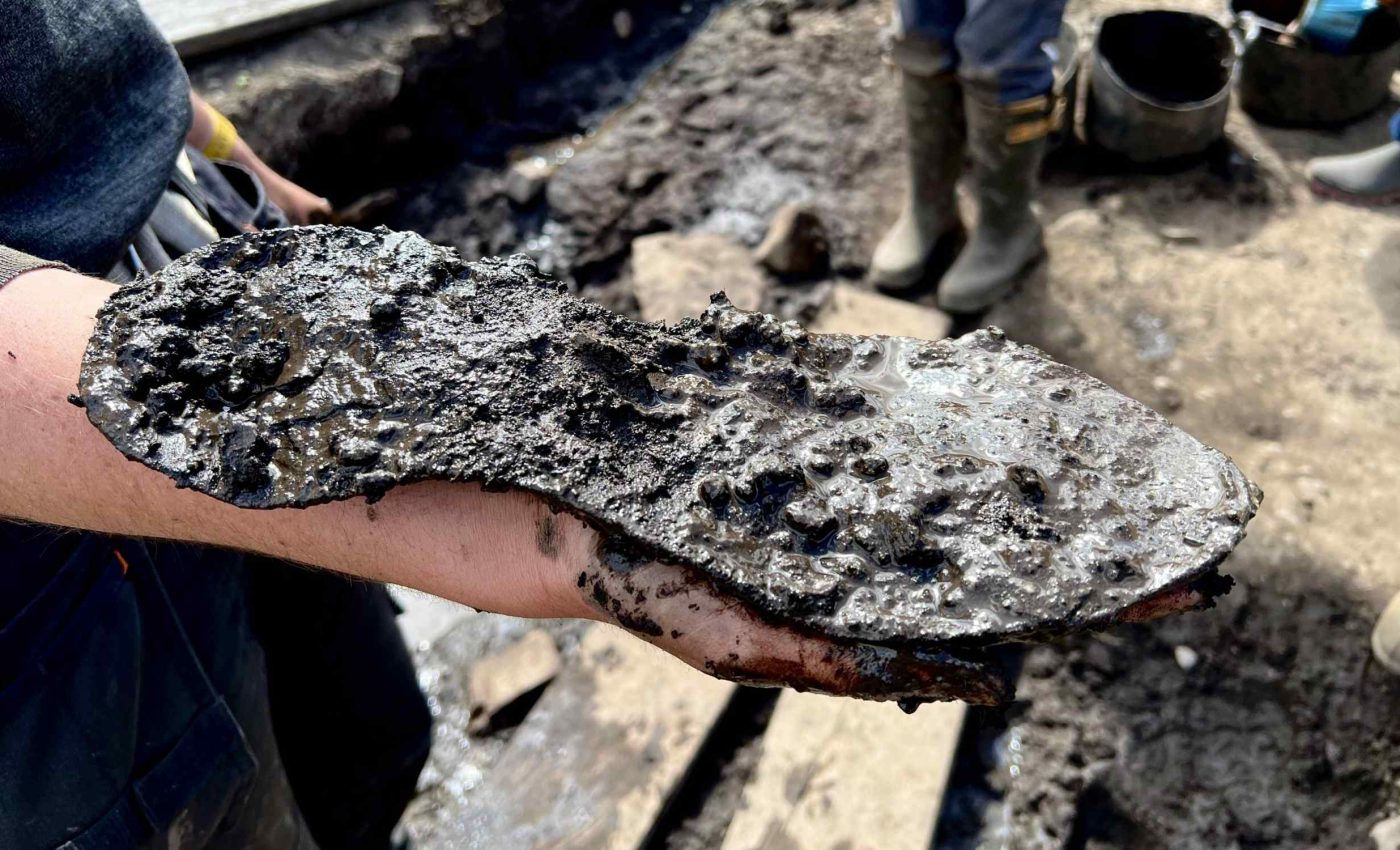 Archaeologists discover giant shoes dating back 2,000 years, the largest ever found