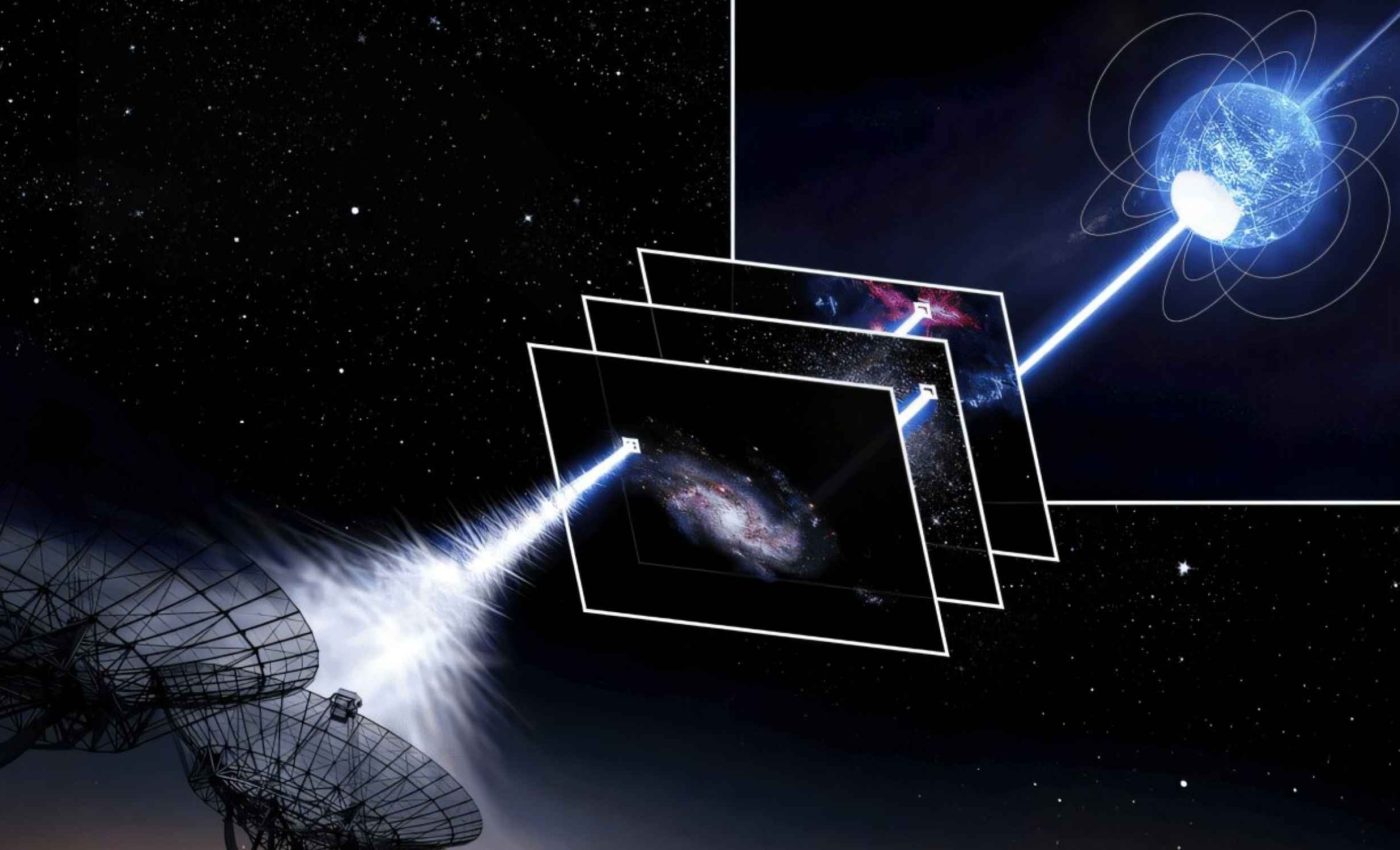 Powerful radio signal has just reached Earth after traveling 10 billion years through space