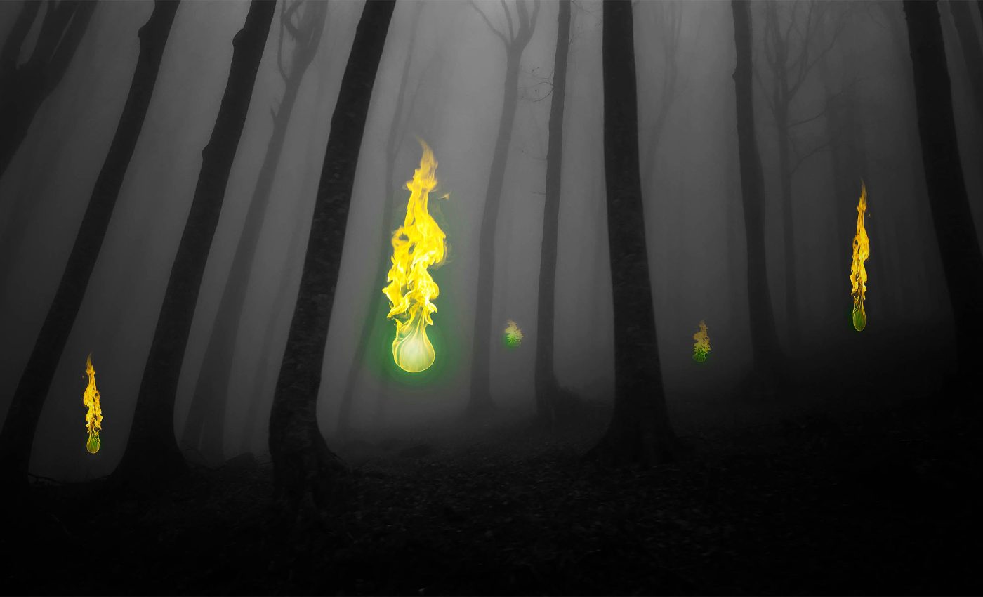 Flashes of eerie light in swamplands, called will-o’-the-wisps, have eluded explanation for centuries