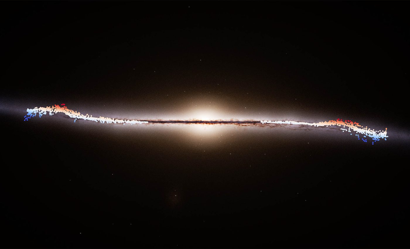 Astronomers capture a massive wave rippling across our Milky Way galaxy