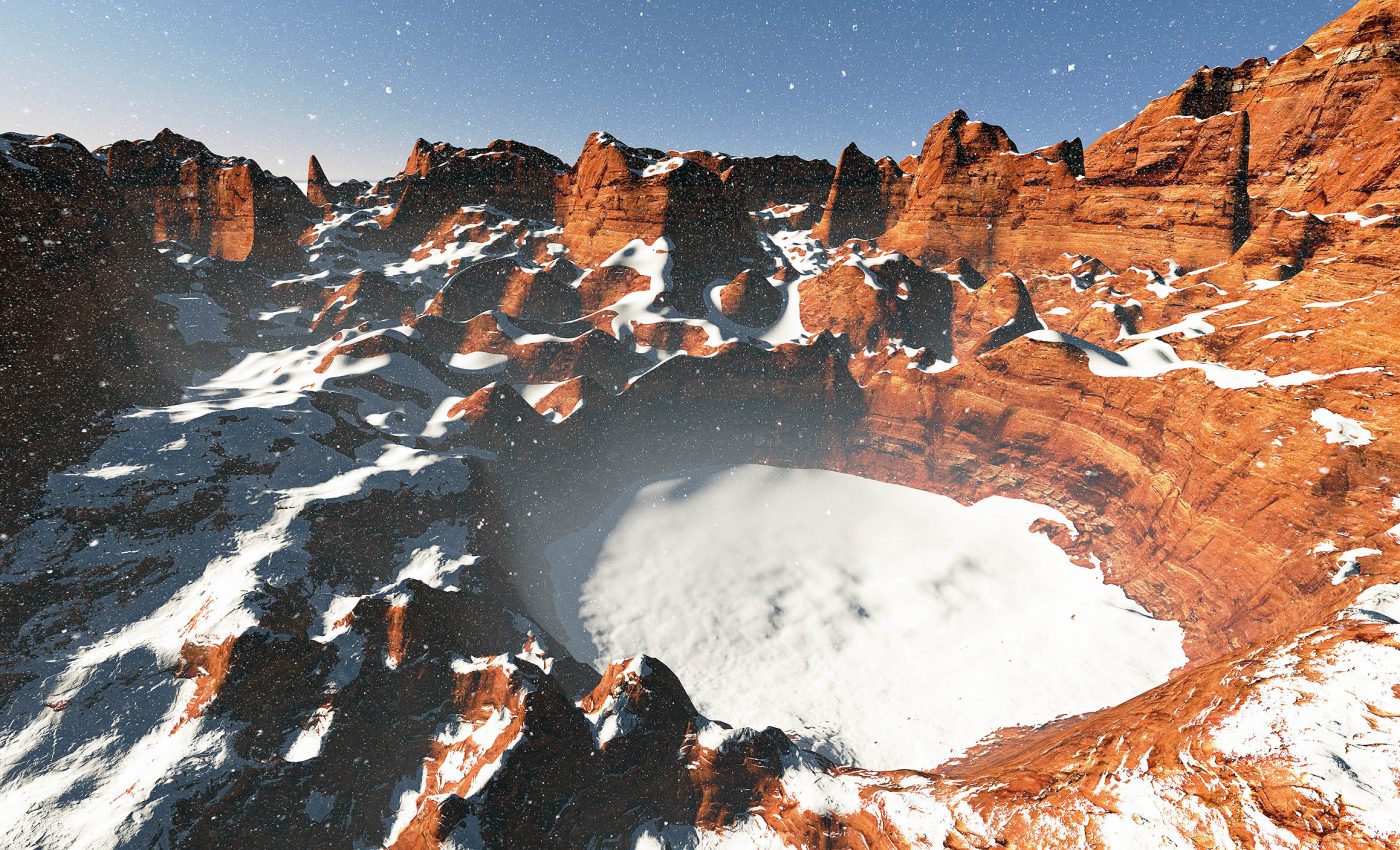 Mars' icy past may be key to surviving future missions