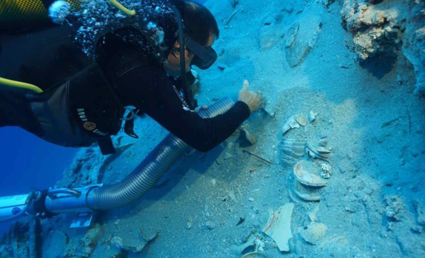 2,000-year-old shipwreck discovered with tableware in place
