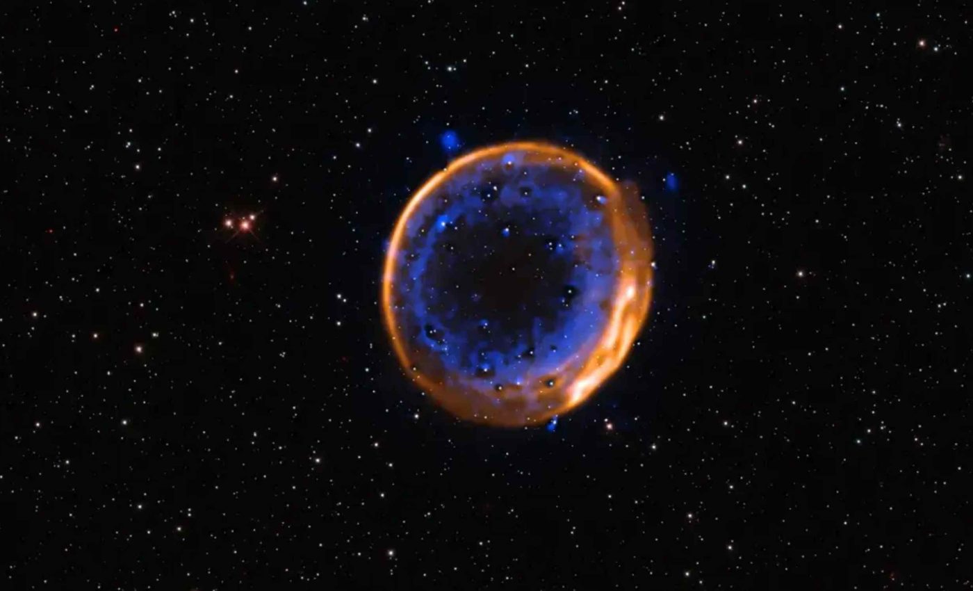 Astronomers capture first image of a star that exploded twice