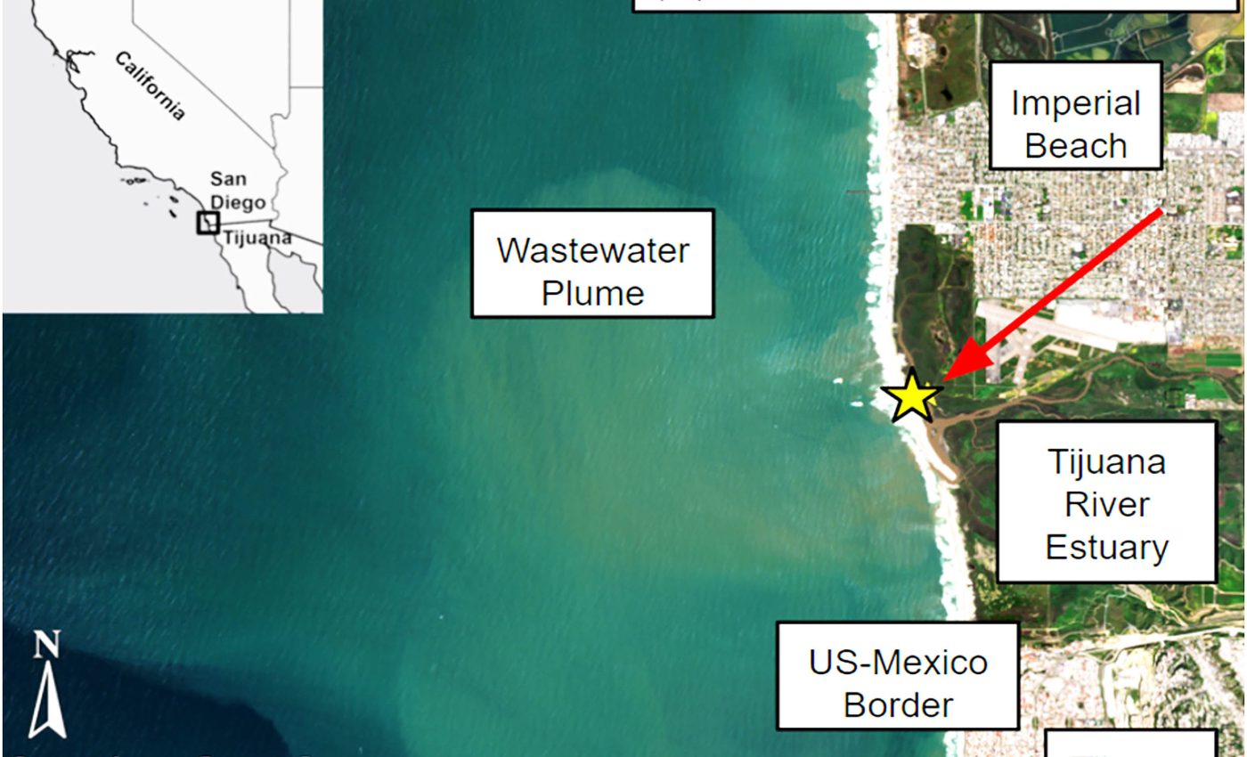 NASA satellite captures image of an enormous sewage spill in coastal waters