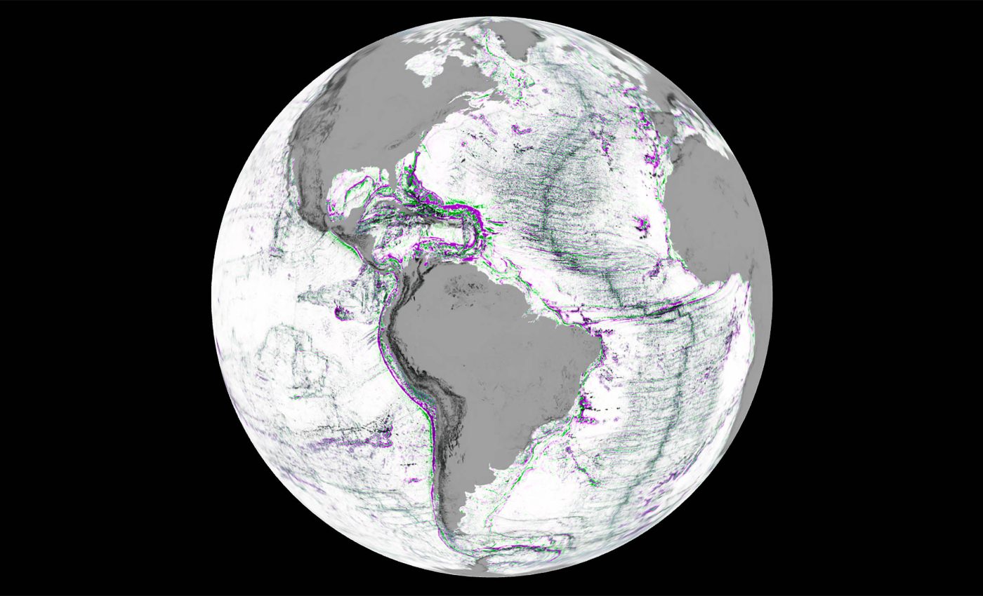 NASA creates an incredibly detailed map of Earth's seafloors from space
