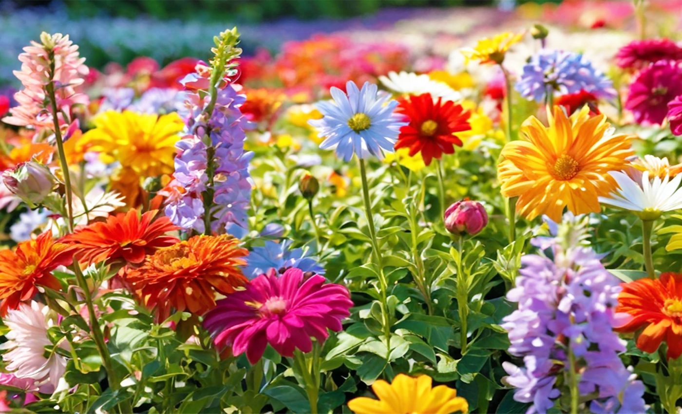 Diverse flower scents attract more insects and fewer bacteria