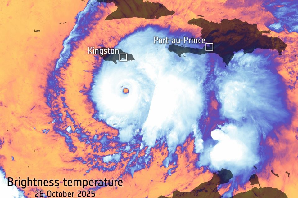Satellites track Hurricane Melissa’s terrifying power from space