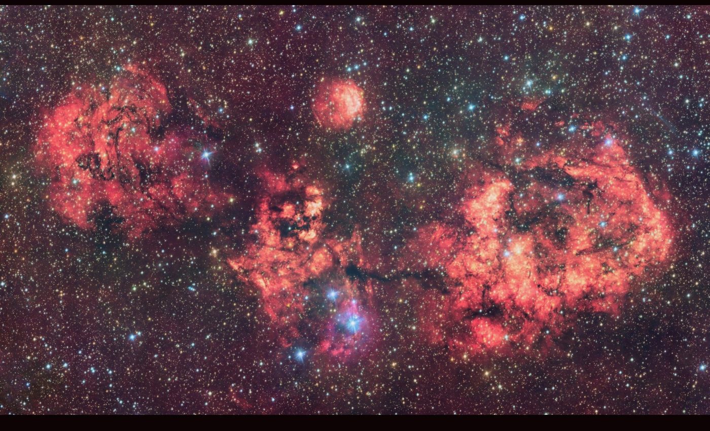 Halloween visitor: Ghostly bat nebula haunts the southern sky