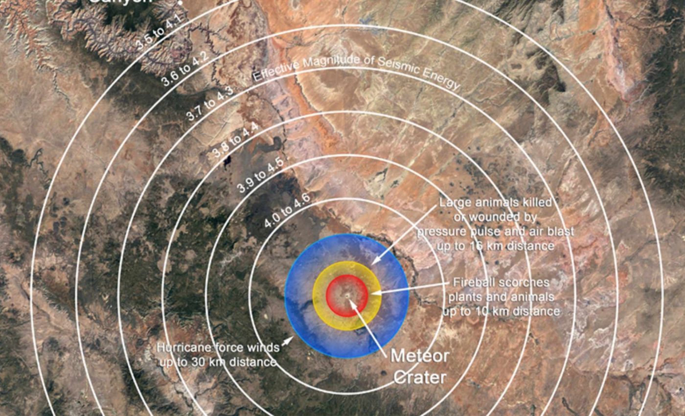 Giant meteorite may have caused a colossal landslide in the Grand Canyon 56,000 years ago