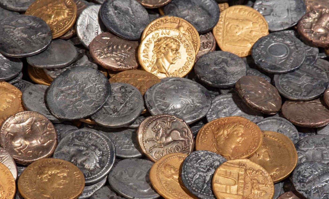 Friends with metal detectors discover a Roman treasure hoard lost for over 2,000 years