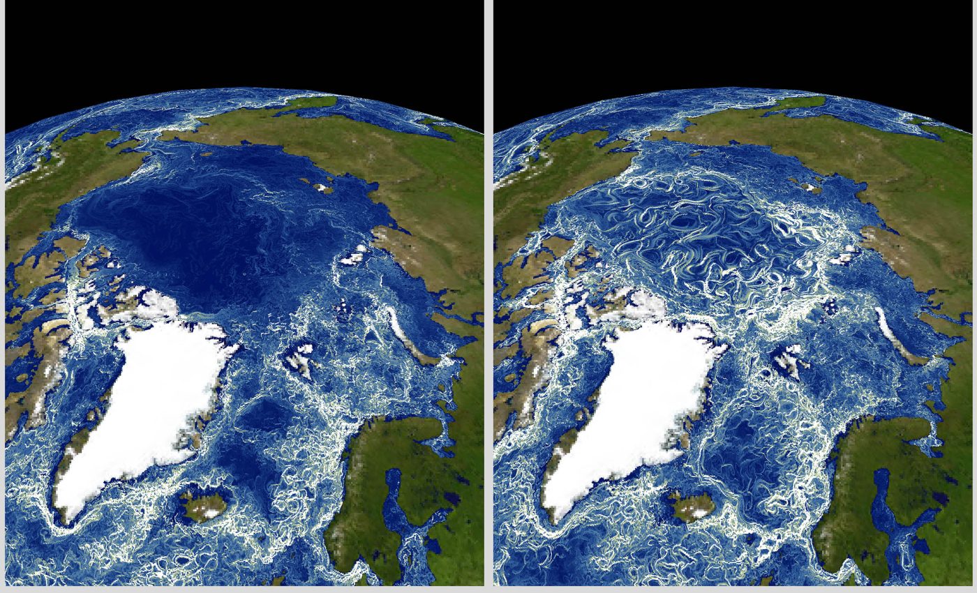 Sea ice loss is turbocharging polar ocean currents and turbulence