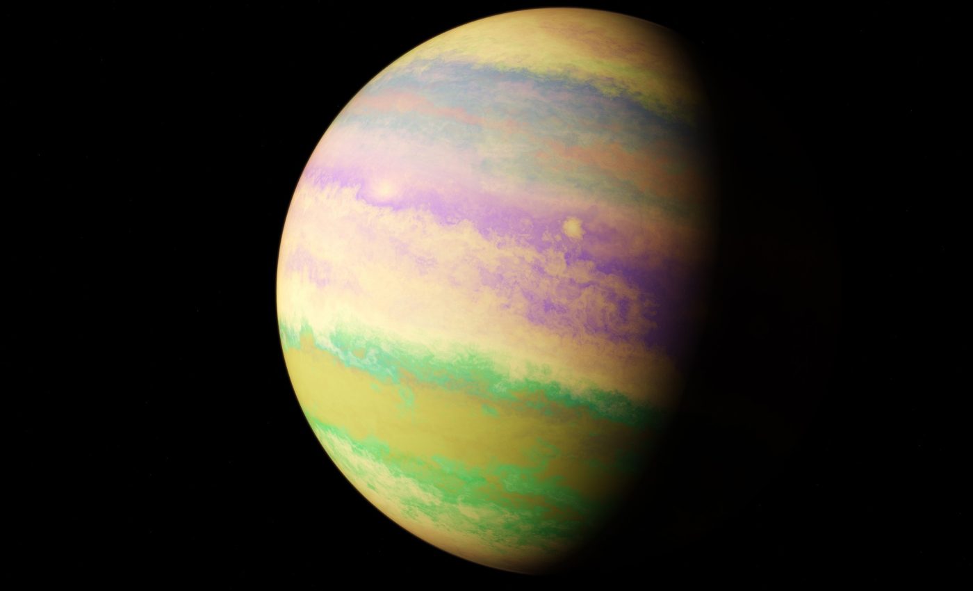 Alien life may reveal itself as color in the clouds of distant planets