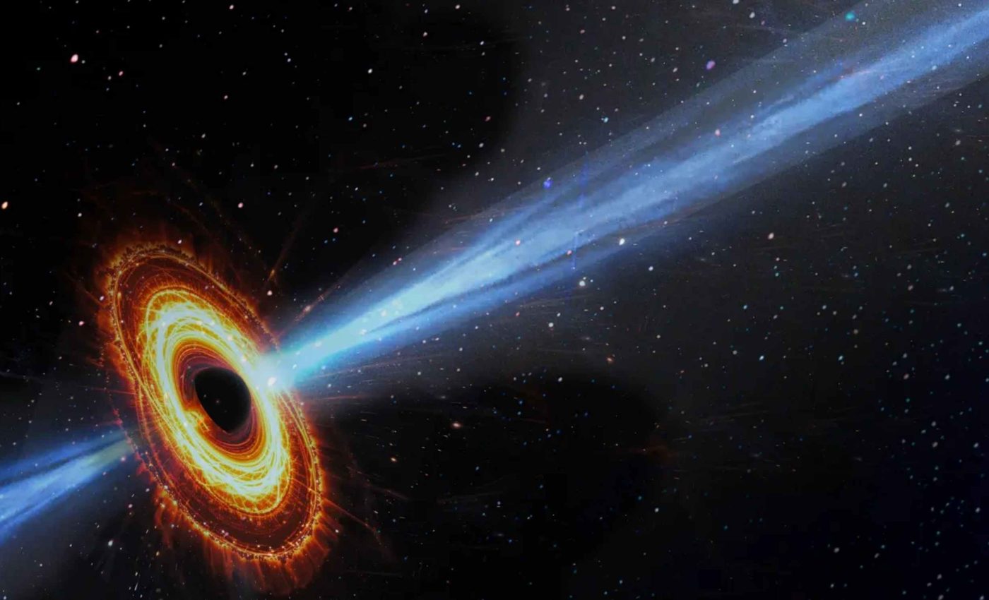 Violent light show observed around Milky Way's black hole