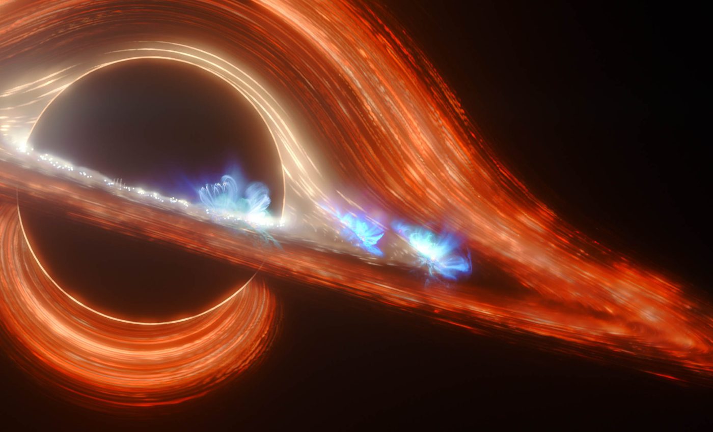 NASA releases images showing the violent area around the Milky Way's central black hole
