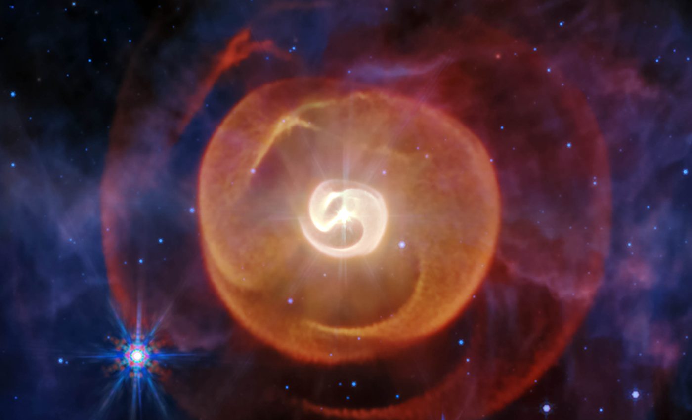 Webb captures a cosmic serpent of dust hiding in plain sight