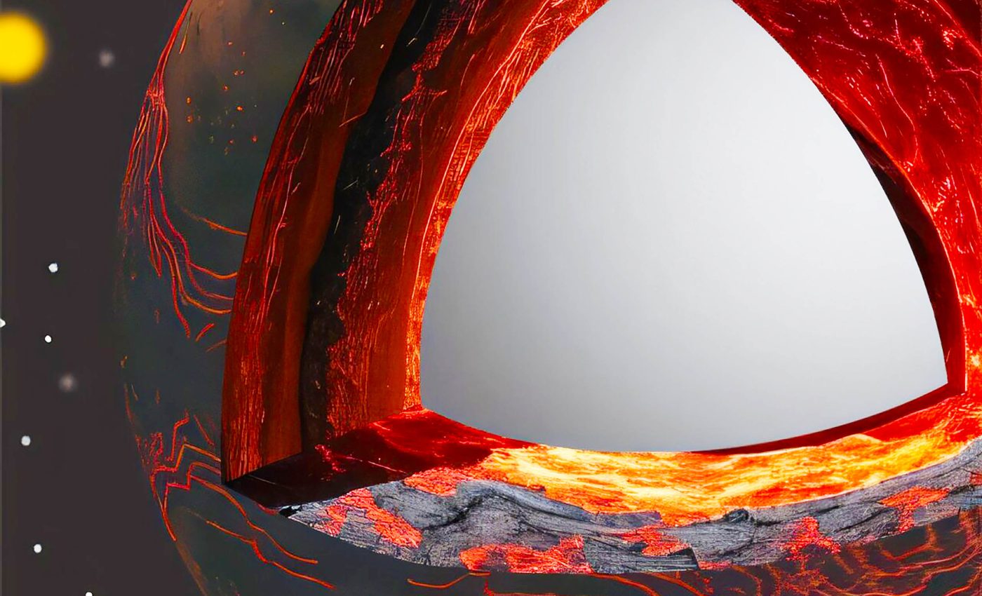 Mysterious structures in Earth's core hold clues to why and how life began
