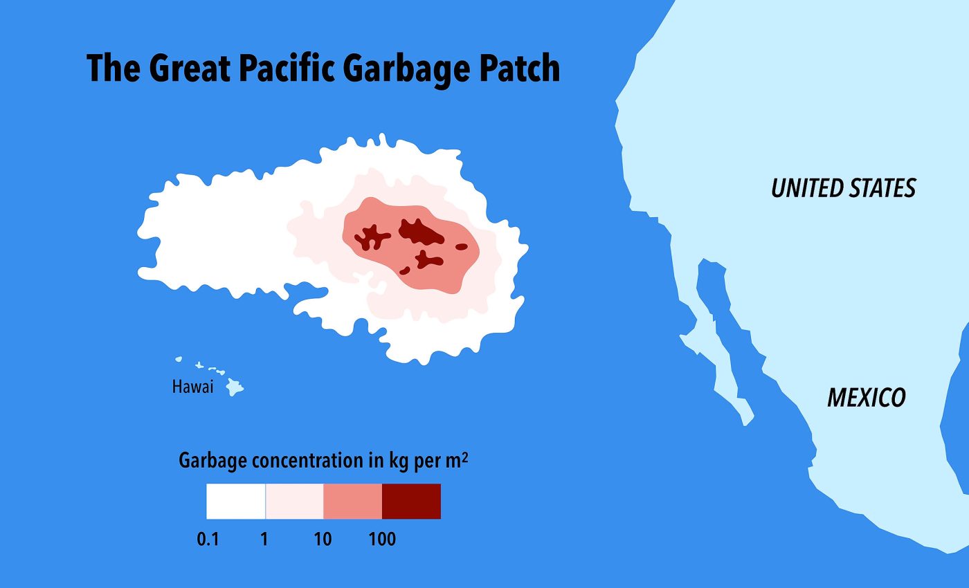 The Great Pacific Garbage Patch is now so large that dozens of species call it 'home'