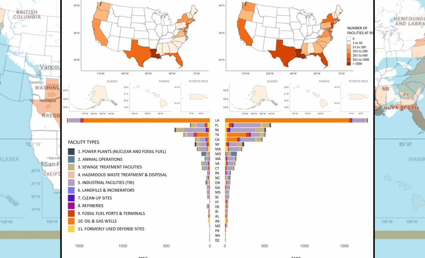 Map shows 5,500 toxic hotspots in the US that could turn into disaster zones