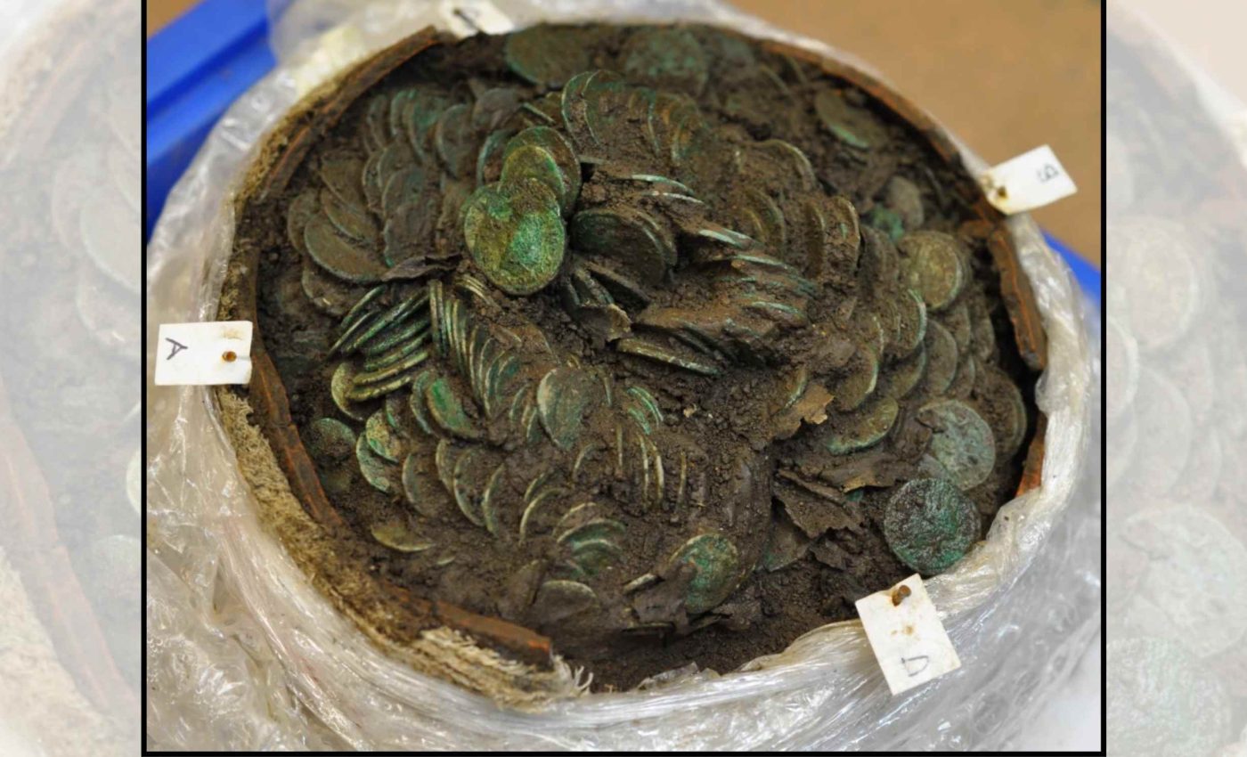 Metal detector enthusiast finds 15,000 Roman coins in a field