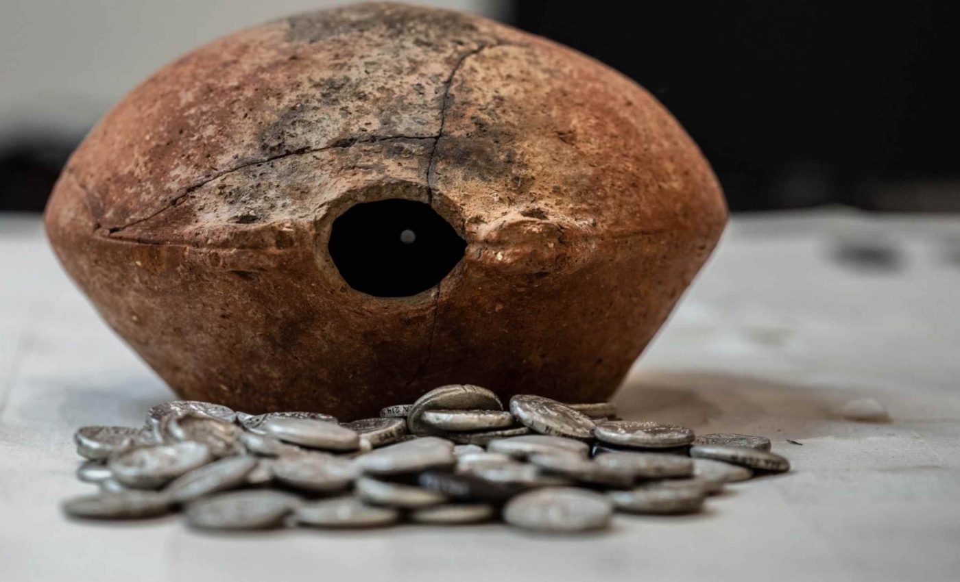 Man finds treasure hoard containing twenty pounds of silver