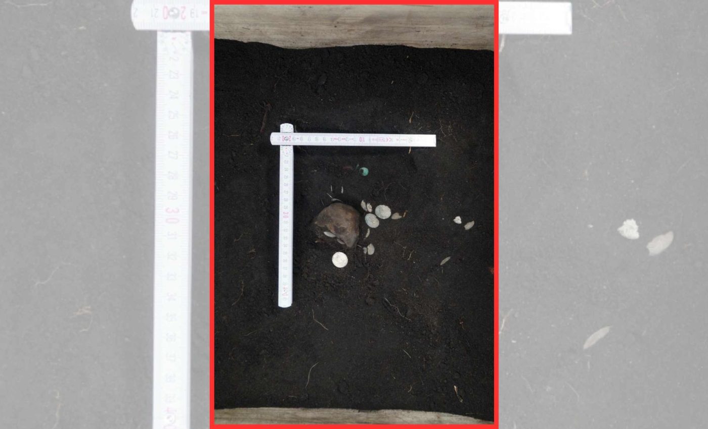 Hundreds of silver coins from the 11th century found buried in a forest