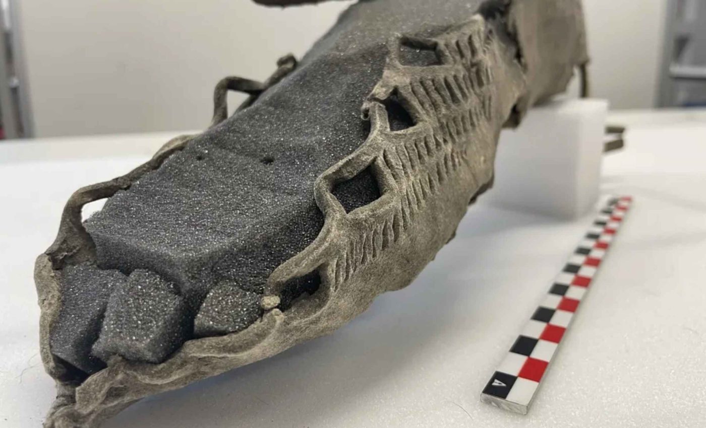 Hiker finds a 1,700-year-old shoe sticking out of the ice
